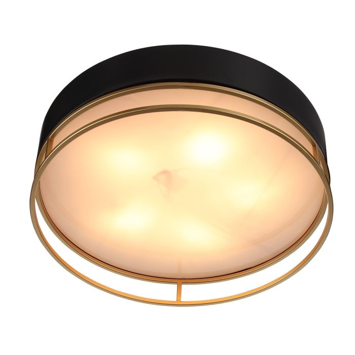 SL1127.432.05 Ceiling lamp ST-Luce Black, Matte Gold/White E27 5*40W