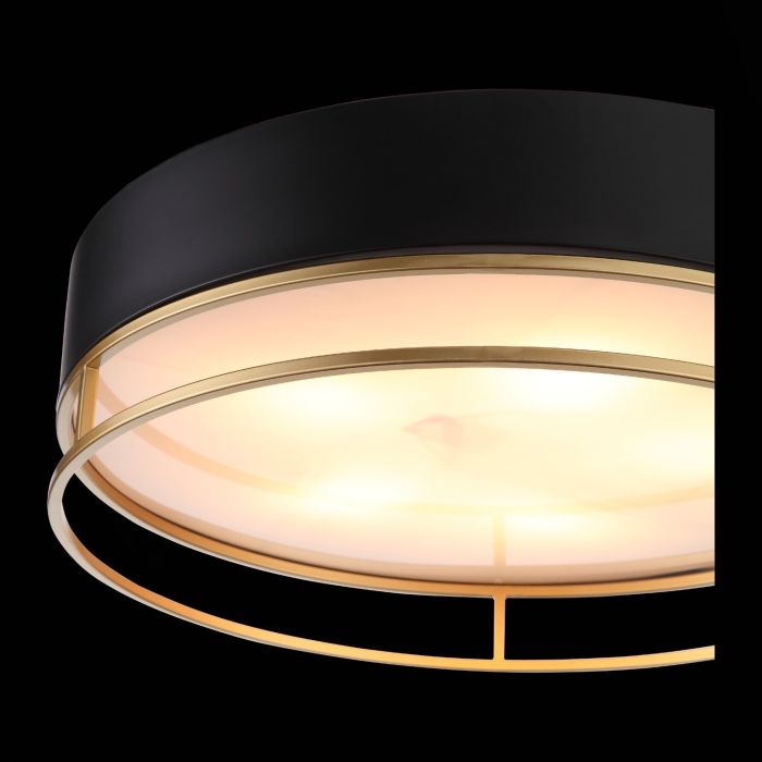 SL1127.432.05 Ceiling lamp ST-Luce Black, Matte Gold/White E27 5*40W