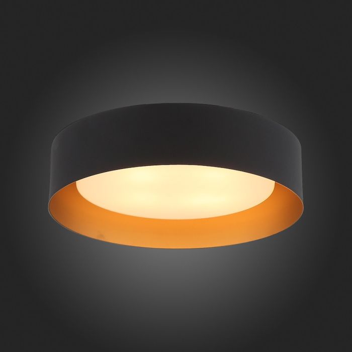 SL392.422.04 Ceiling lamp ST-Luce Black, Gold/White E14 4*40W