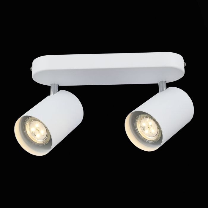 SL597.501.02 ST-Luce Spotlight White, Chrome/White GU10 LED 2*3W