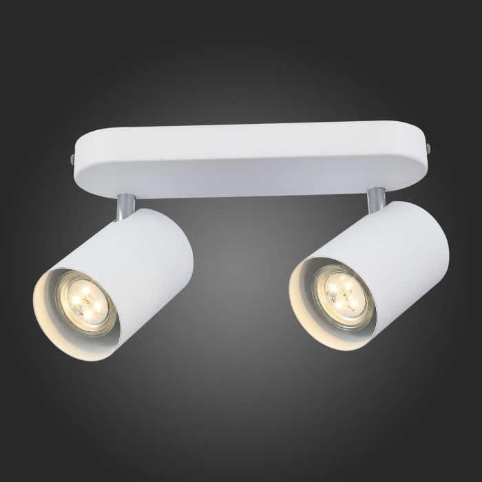 SL597.501.02 ST-Luce Spotlight White, Chrome/White GU10 LED 2*3W