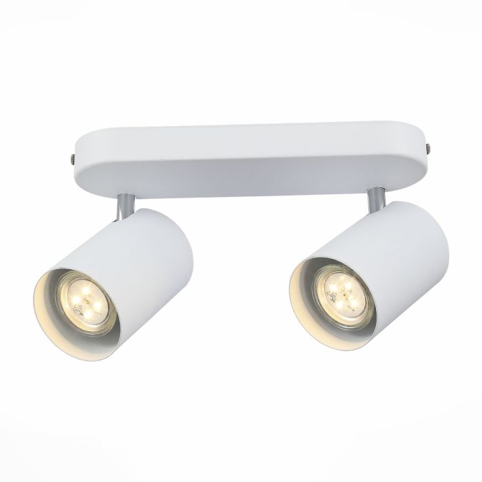 SL597.501.02 ST-Luce Spotlight White, Chrome/White GU10 LED 2*3W