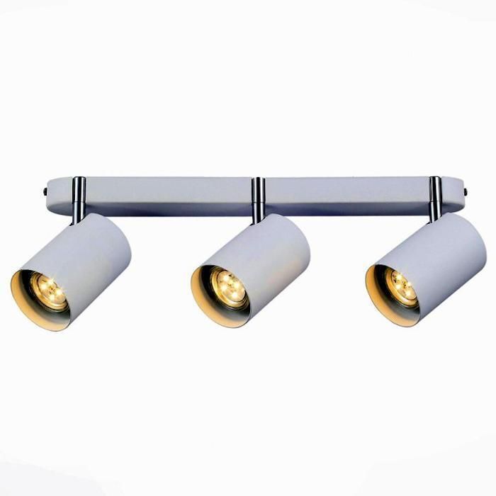 SL597.501.03 Spot ST-Luce White, Chrome/White GU10 LED 3*3W