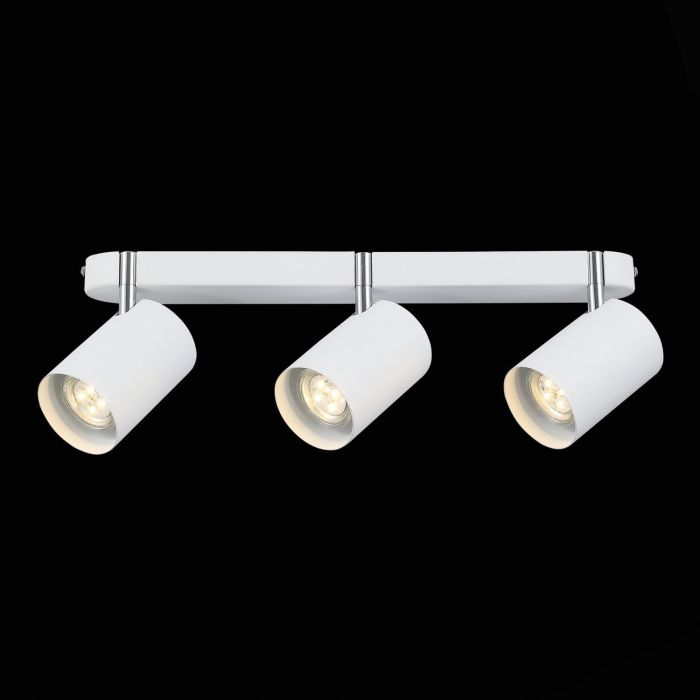 SL597.501.03 Spot ST-Luce White, Chrome/White GU10 LED 3*3W