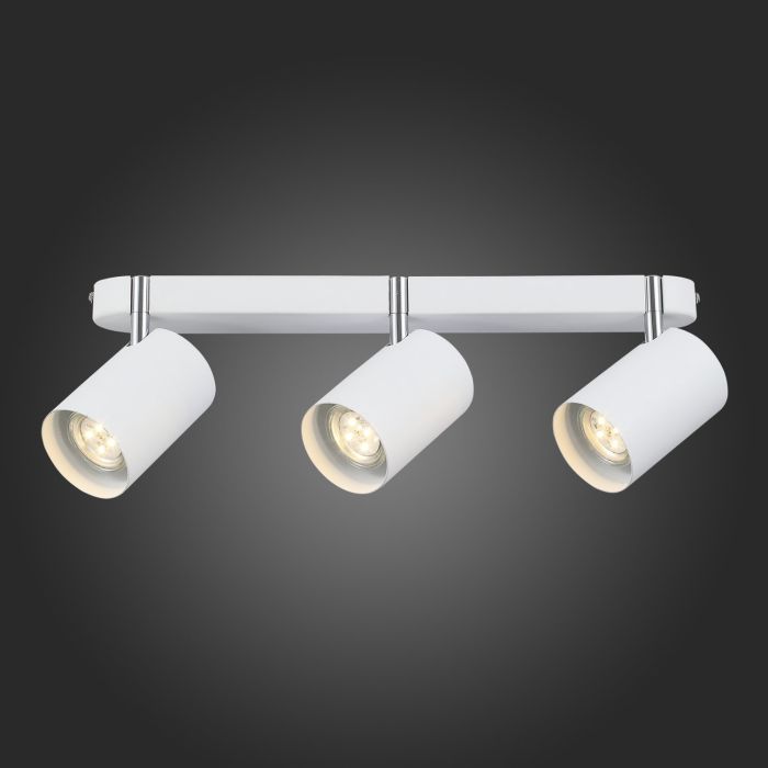 SL597.501.03 Spot ST-Luce White, Chrome/White GU10 LED 3*3W