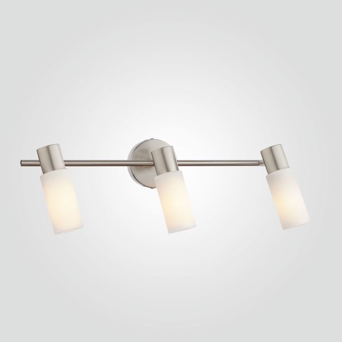 Wall lamp with glass lamps 20043/3 satin-nickel