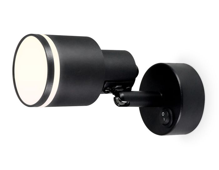 Overhead Swivel Spot with Switch TA1282 BK Black GU10 max 12W 100*55*132