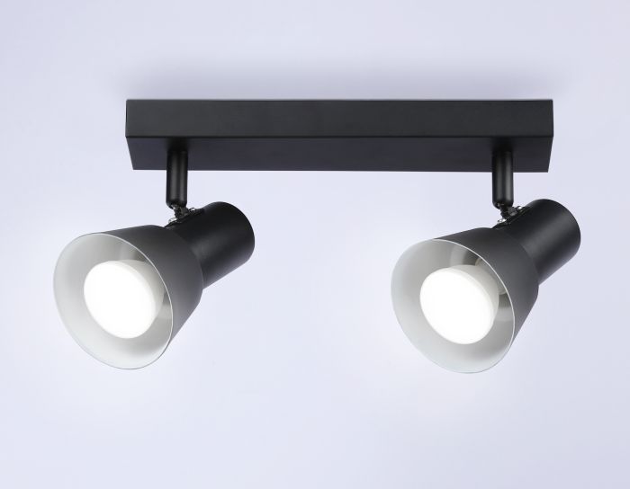 Overhead luminaire TA13117/2 BK/WH black/white GU10/2 max 12W 350*85*150