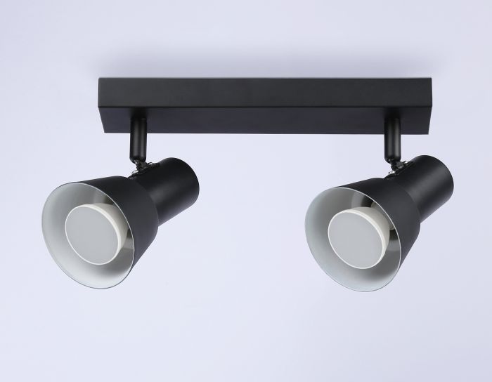 Overhead luminaire TA13117/2 BK/WH black/white GU10/2 max 12W 350*85*150