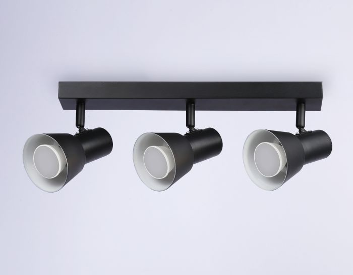 Overhead luminaire TA13122/3 BK/WH black/white GU10/3 max 12W 470*85*150