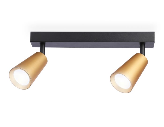 Overhead luminaire TA13146/2 BK/GD black/gold GU10/2 max 12W 295*60*130