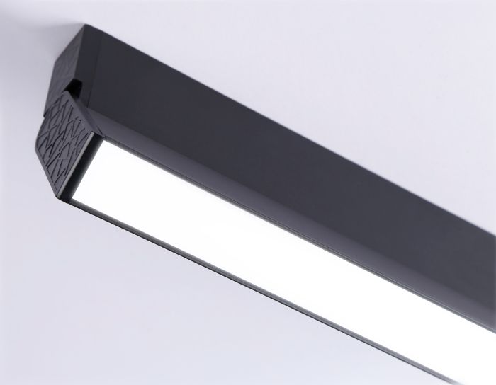 LED surface-mounted luminaire TA1821 BK black LED 12W 4200K 230*22*87