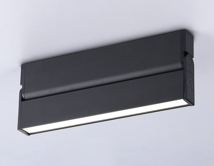 LED surface-mounted luminaire TA1821 BK black LED 12W 4200K 230*22*87