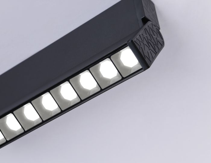 LED overhead luminaire TA1829 BK black LED 12W 4200K 230*22*87