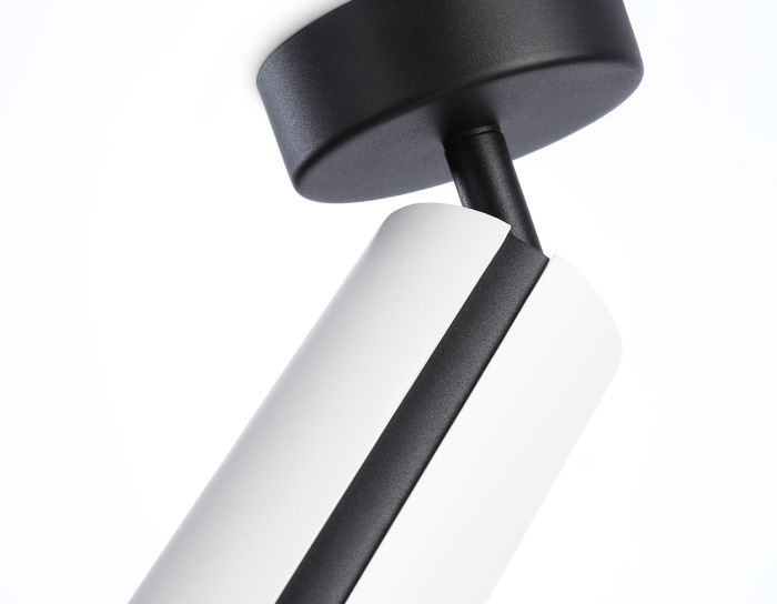 Surface mounted swivel spotlight with replaceable lamp TN51592 WH/BK white/black GU10 D58*195