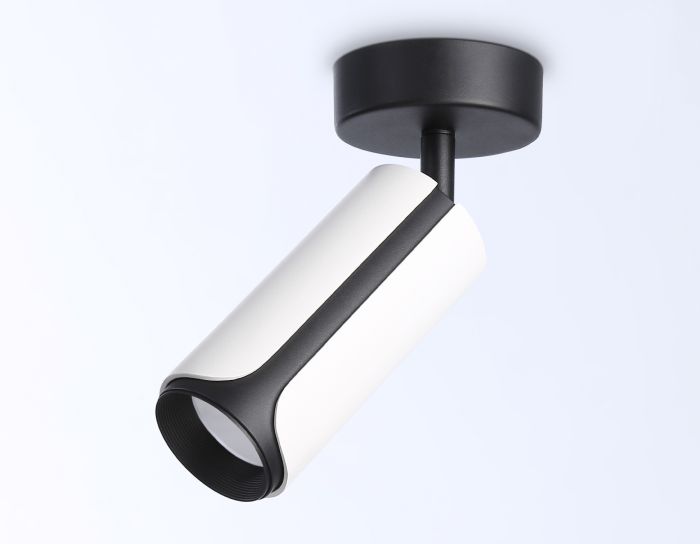 Surface mounted swivel spotlight with replaceable lamp TN51592 WH/BK white/black GU10 D58*195