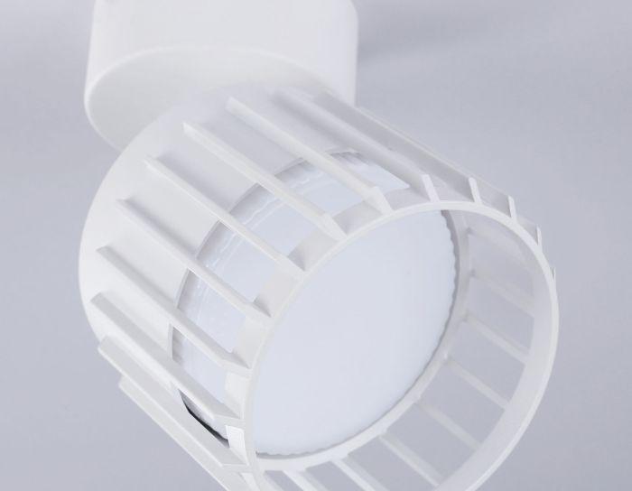 Surface-mounted rotary spot with replaceable lamp TN71157 WH white GX53 D100*125