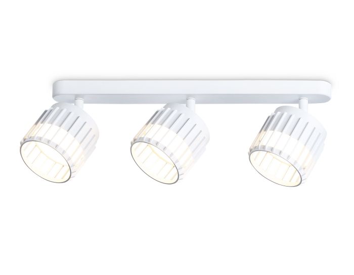 Wall and ceiling swivel spot with changeable lamp TN71166/3 WH white GX53/3 400*100*125