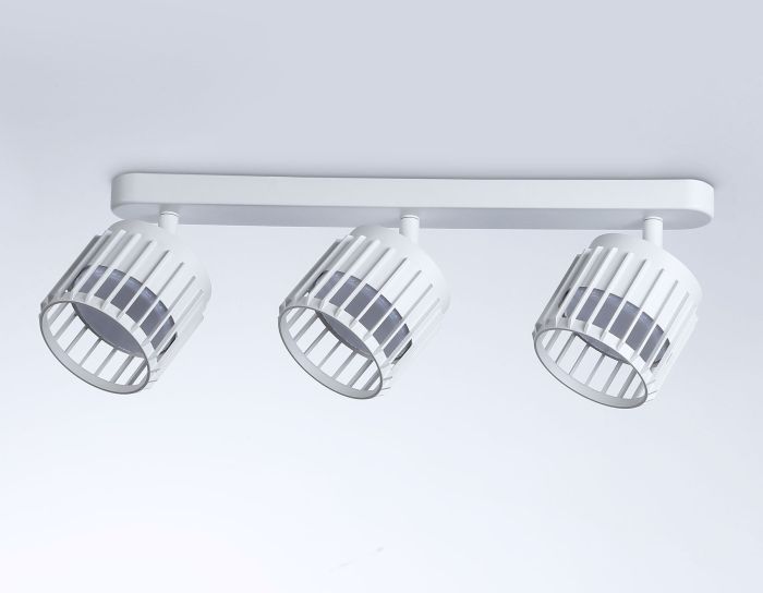 Wall and ceiling swivel spot with changeable lamp TN71166/3 WH white GX53/3 400*100*125