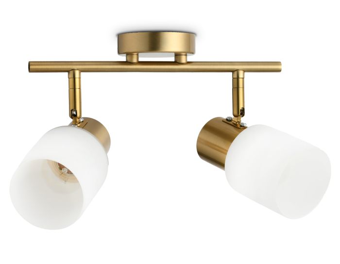 Wall and ceiling spot TR3969/2 BS/FR brass/white matte E27*2 max 40W 260*80*210