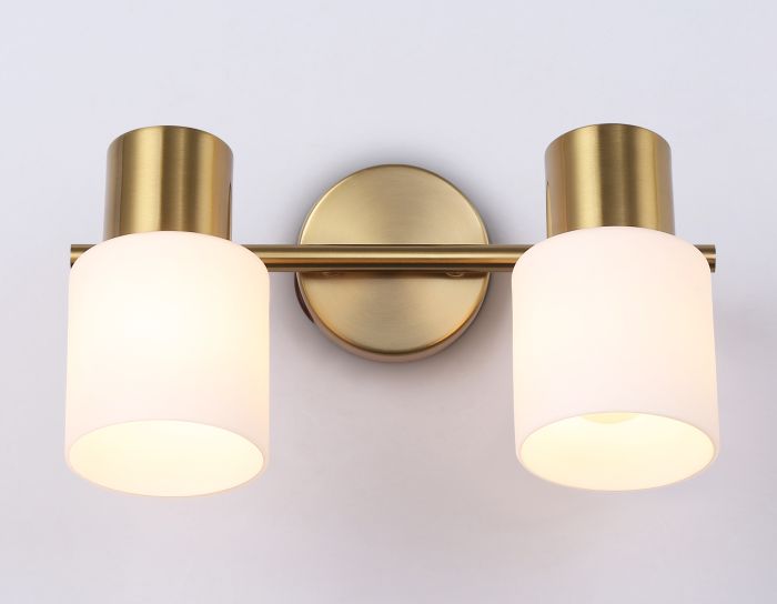 Wall and ceiling spot TR3969/2 BS/FR brass/white matte E27*2 max 40W 260*80*210