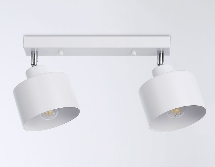 Loft style wall and ceiling spot TR8141/2 WH white E27*2 max 40W 340*120*180